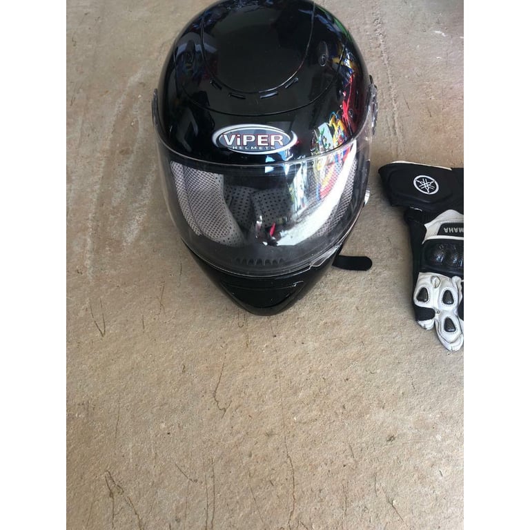 image for Motorbike Viper helmet and gloves
