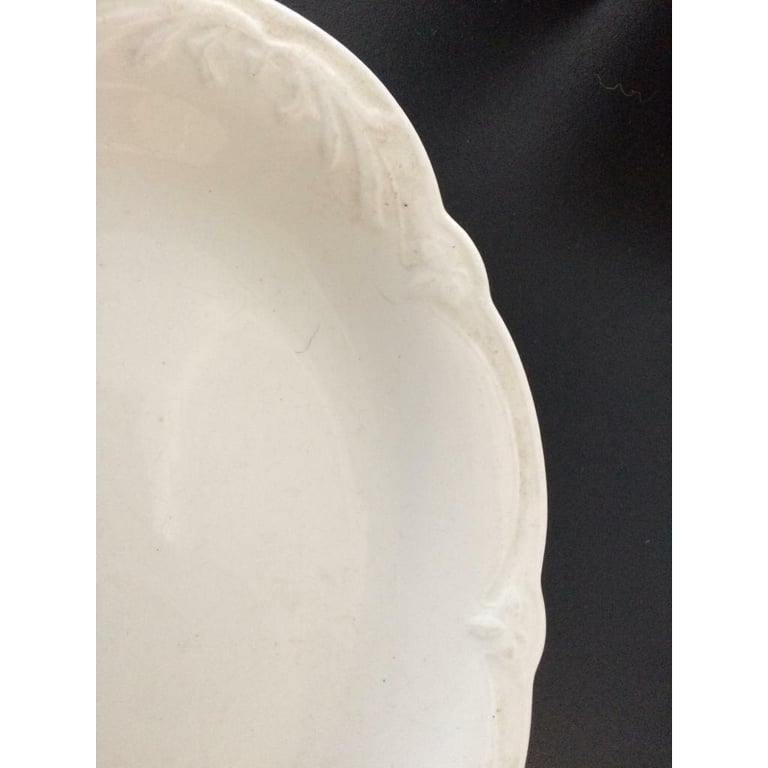 Vintage W H Grindley & Co Ltd white large plate 