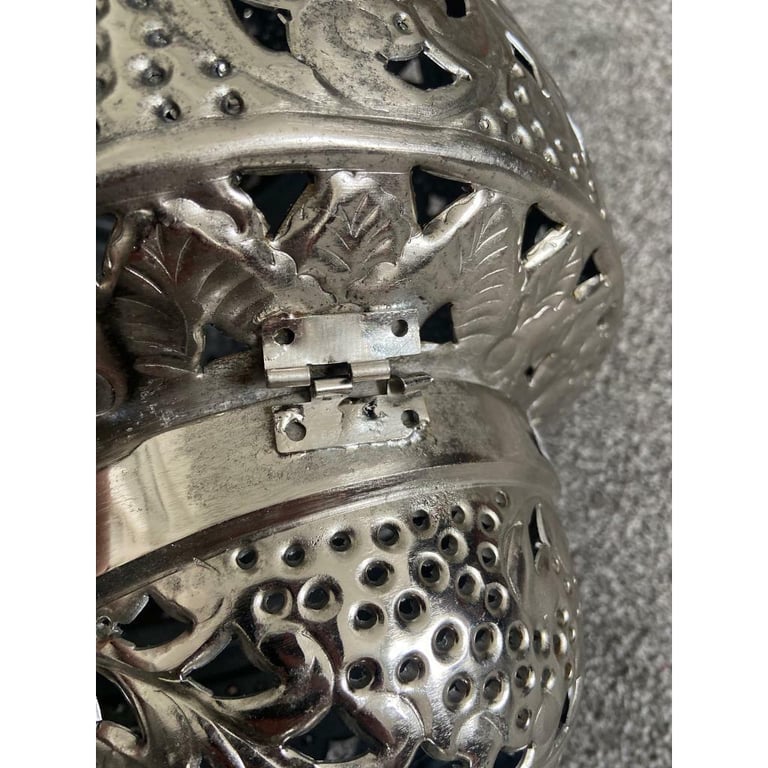 Indian silver handmade ceiling light Moroccan 