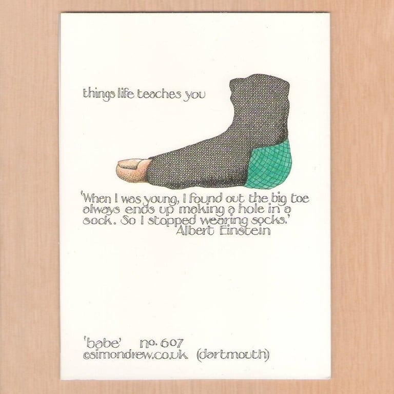 NEW Simon Drew Acclaimed Art Greeting Cards With Envelope Blank Inside I Got You Babe