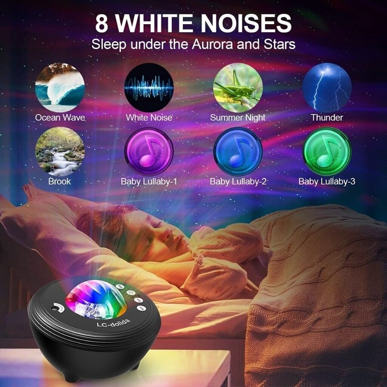 Star Projector Night Lights/ Autism Sensory Lights App & Alexa Control