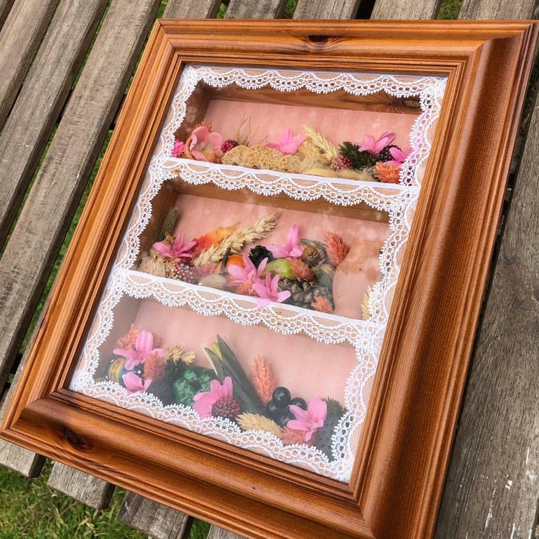 3D wooden Shadow Box/Picture Frame/Diorama