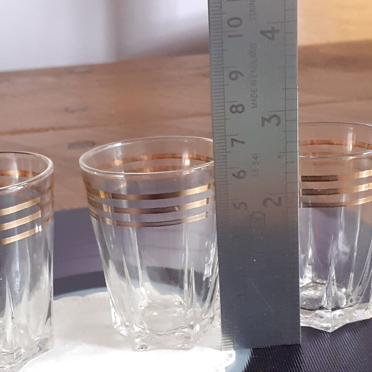 4 Shot or Sherry Glasses 