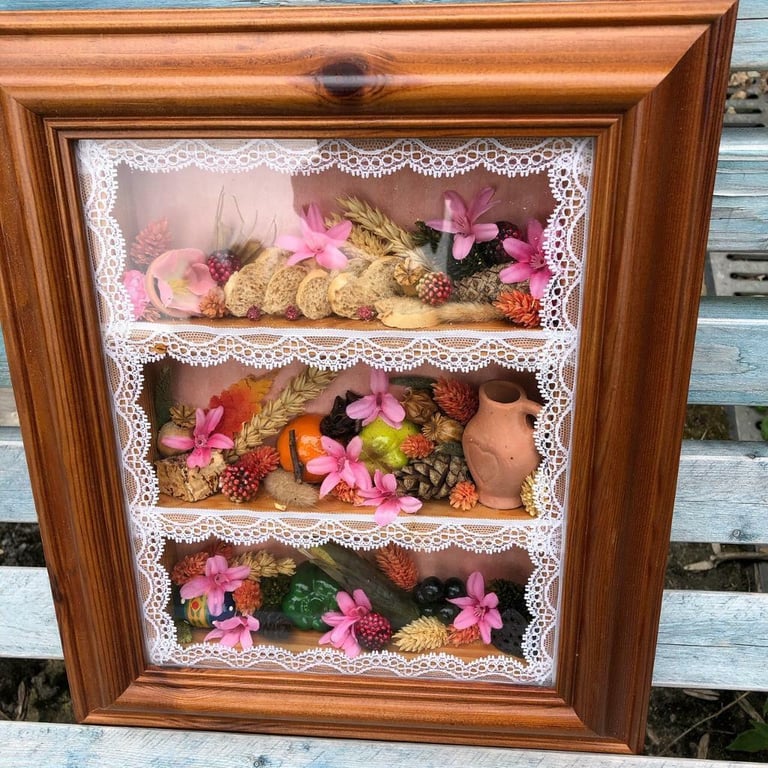 image for 3D wooden Shadow Box/Picture Frame/Diorama