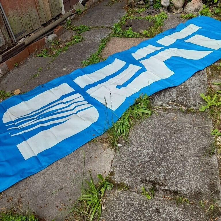 image for MOTORING MEMORABILIA - 1980s BANNER