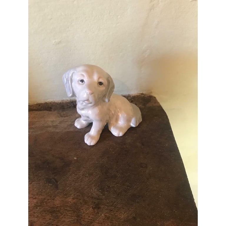John Jenkins fine porcelain dog ornament 