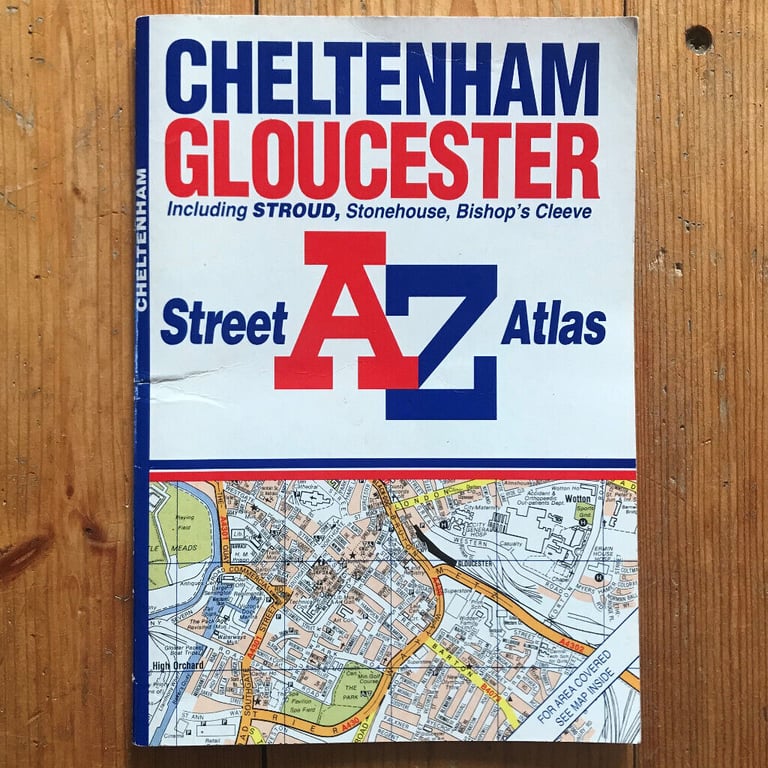 image for 1995 A-Z Street Atlas, Cheltenham, Gloucester, including Stroud, Stonehouse, Bishop's Cleeve.