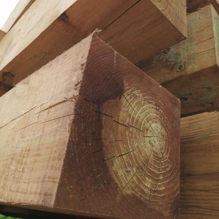 image for 200MM WOODEN TREATED FENCE POSTS