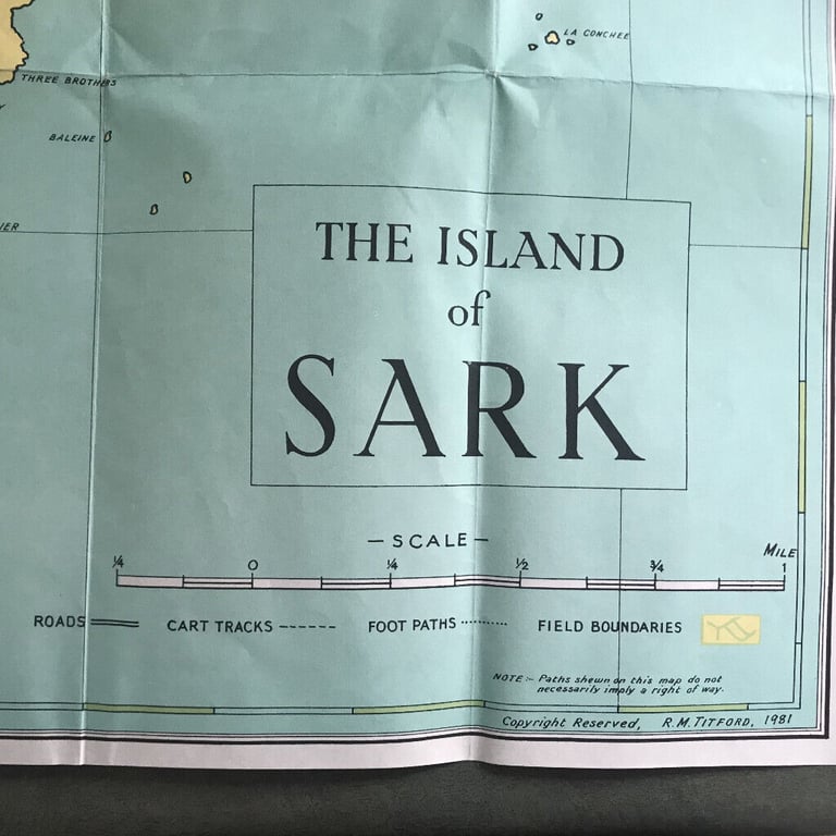 3 vintage maps of Channel Islands: Jersey, Sark, Herm & Jethou. £3 ovno lot. Can post.
