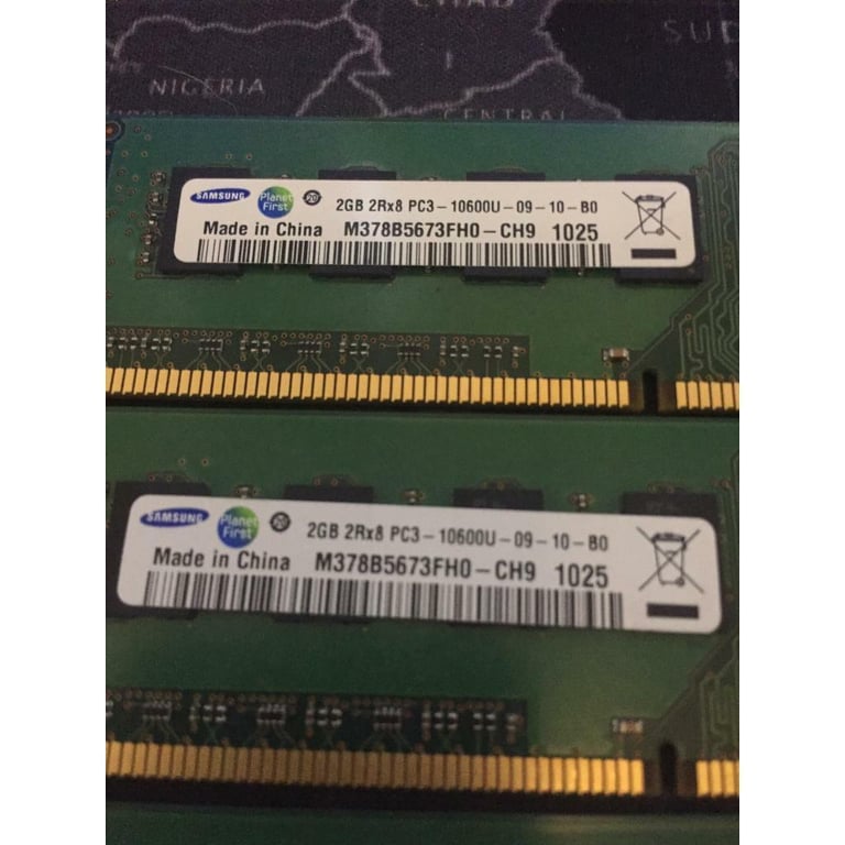 Samsung 2GB 240pin ddr3 1333mhz Ram £5 each