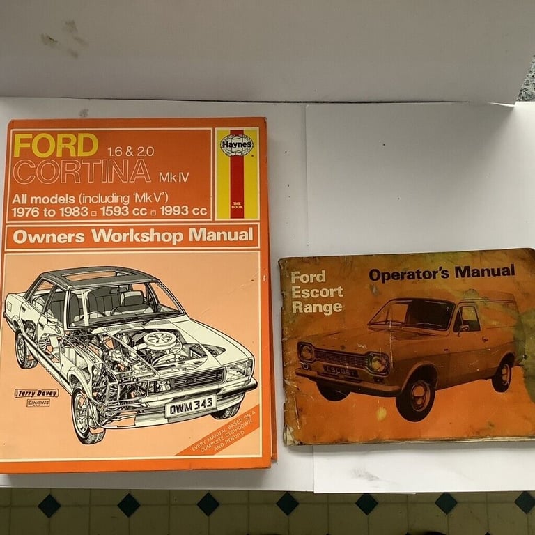 image for Two old car manuals