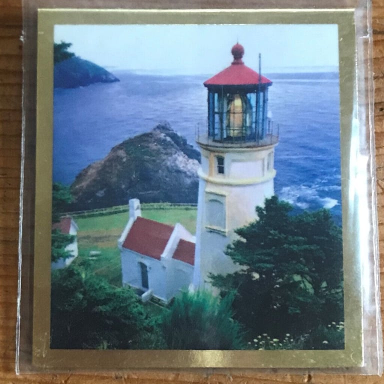 image for Unused magnetic bookmark: Heceta Head Lighthouse, USA. Can post.