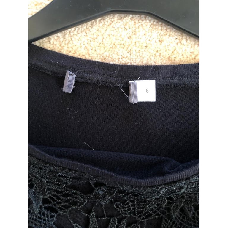 Mint Velvet size 8 black top