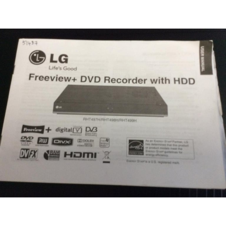 LG Freeview +DVD Recorder with HDD #51487 £80 | in Rayleigh, Essex | Gumtree