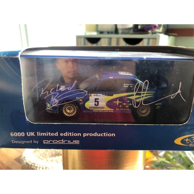 image for Subaru die cast rally team car