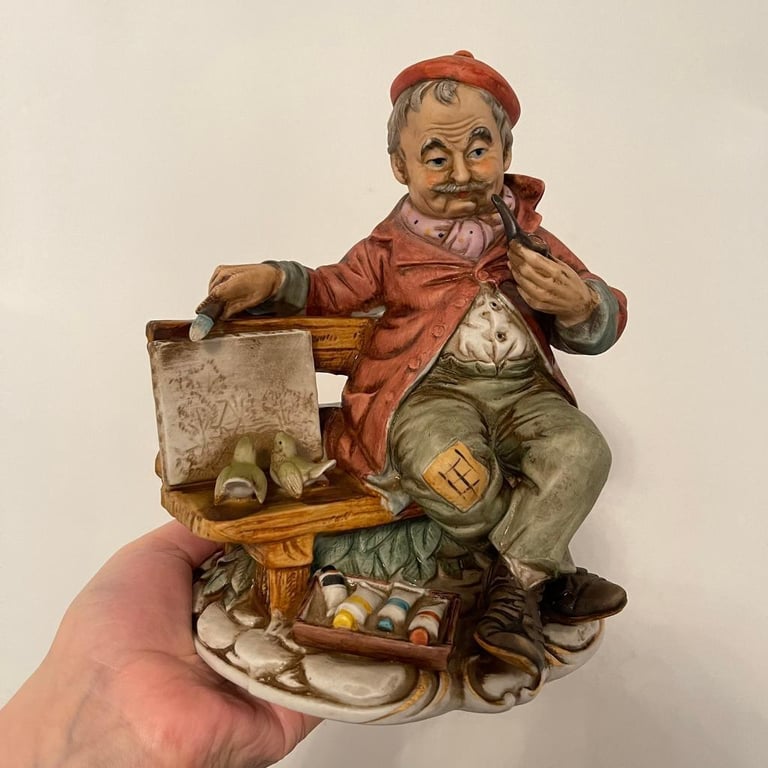 ROYAL MERIDIAN HANDGEMALT NORITAKE PORCELAIN STATUETTE FIGURINE MAN 