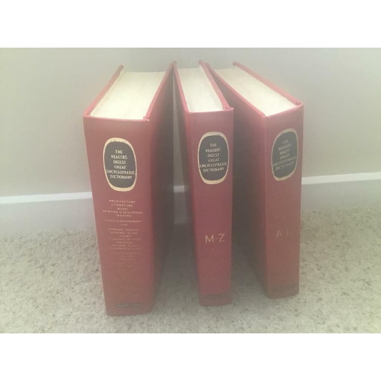 Readers digest encyclopaedias 