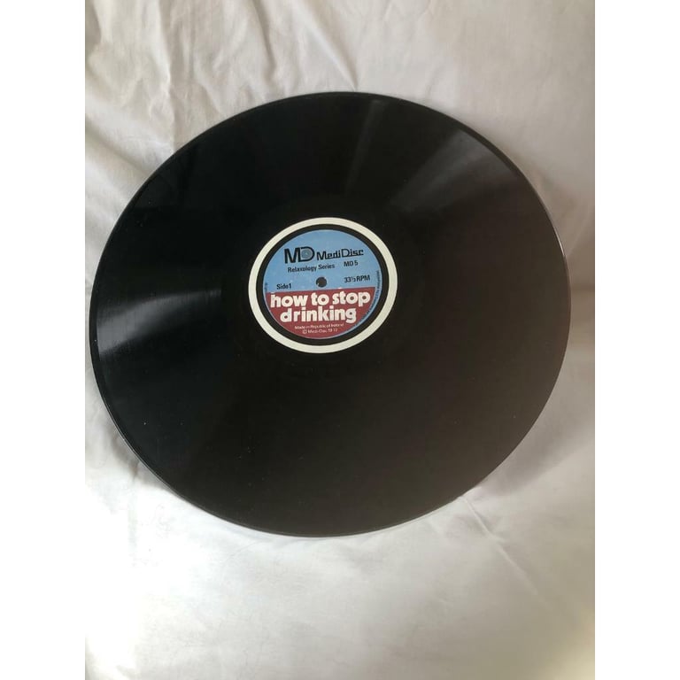 Very rare copy of 1972 MediDisc 'how to stop drinking' LP record