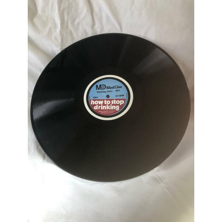 Very rare copy of 1972 MediDisc 'how to stop drinking' LP record