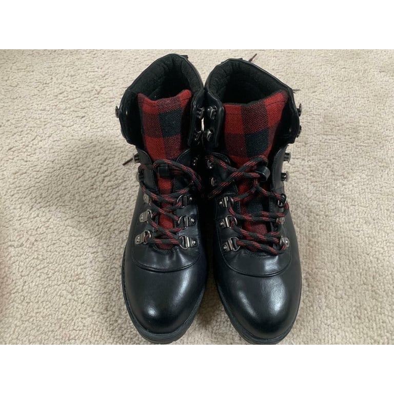 image for New Look Black Ankle Lace Up Boots Size 4/37