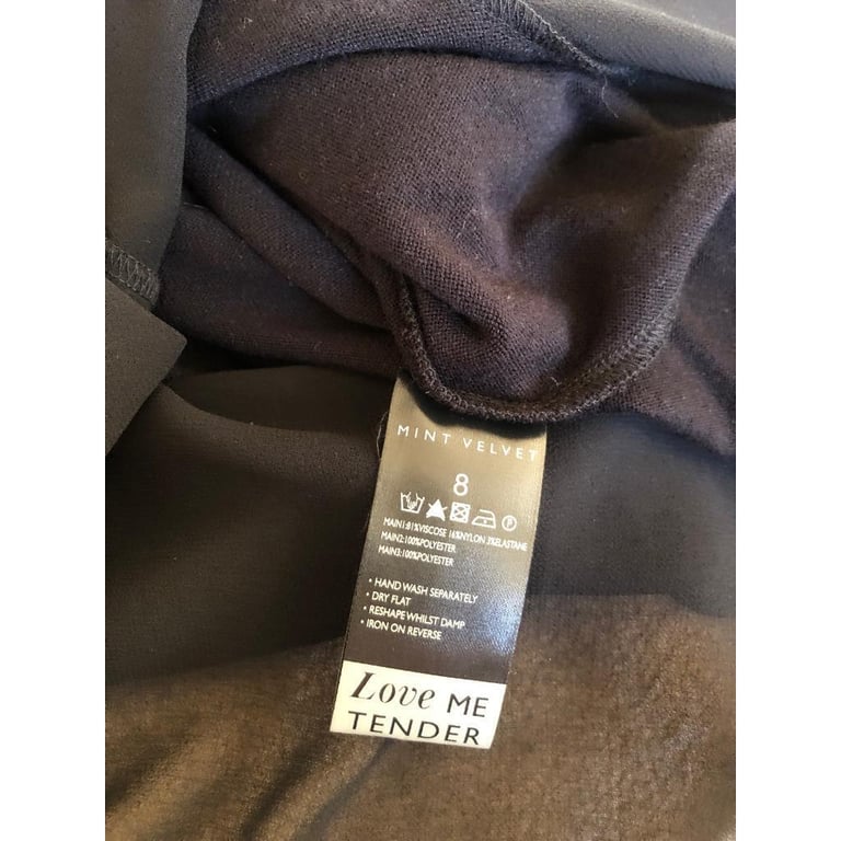 Mint Velvet size 8 black top