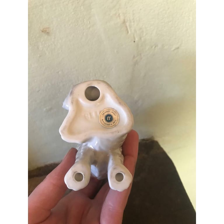John Jenkins fine porcelain dog ornament 