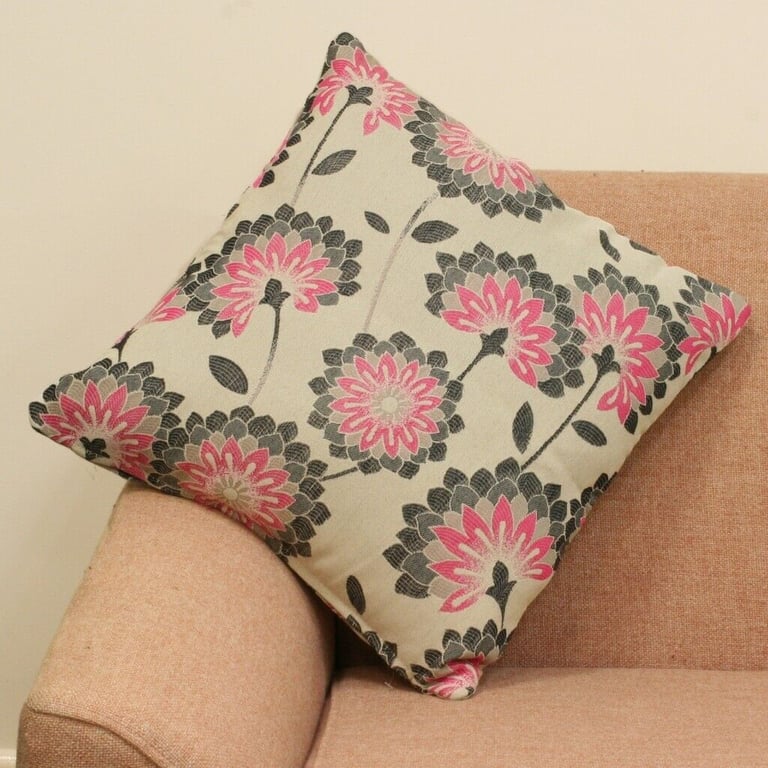 image for NEW Cushion Cover Fuchsia Modern Floral Design
