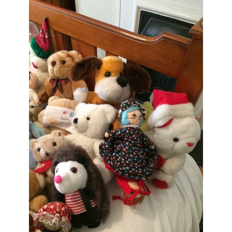 Assorted cuddly toys