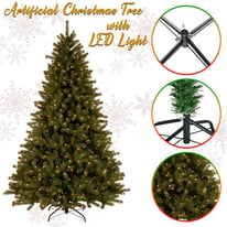 Christmas Tree Pre Lit Xmas LED Lights Green XMAS Home Decor 4FT 5FT 6FT