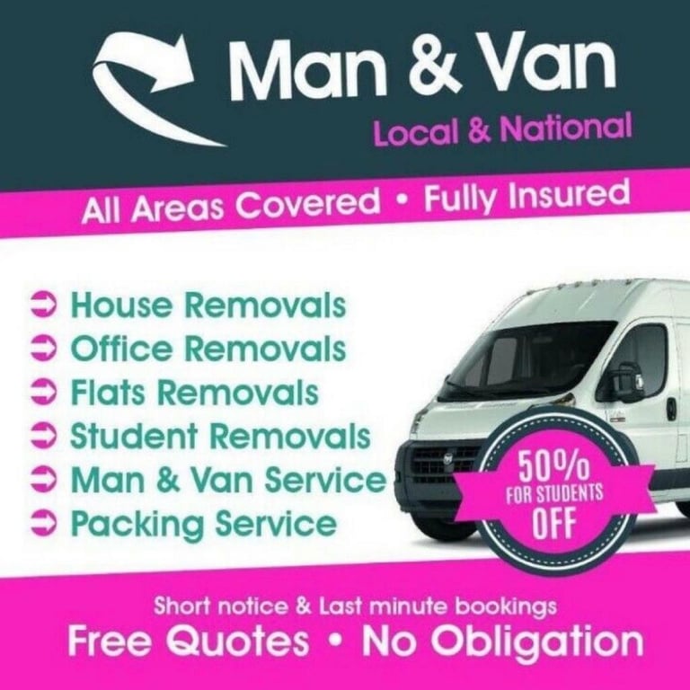 image for MAN AND VAN FREE QUOTES 074-505050-77