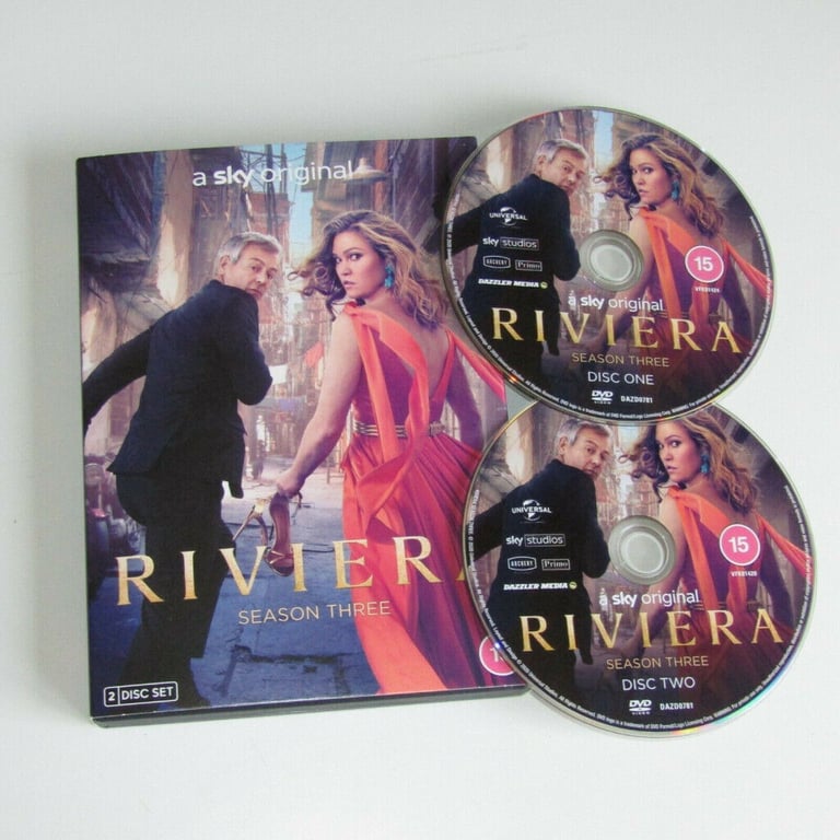 Used Once. Riviera-Series Two Disc Set DVD pristine condition Still in