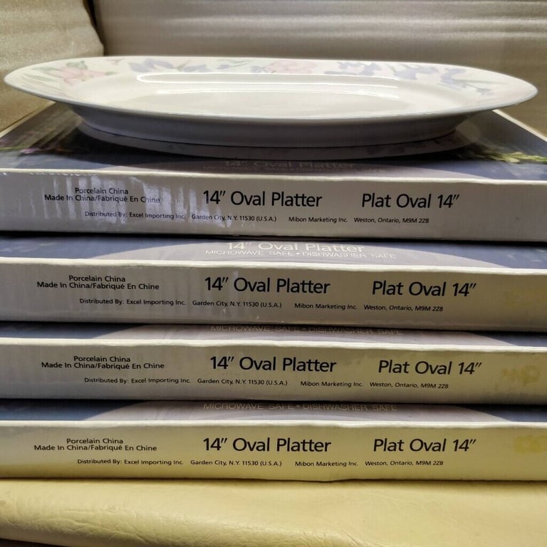 4 x New PRESTIGE Oval Platters Plates