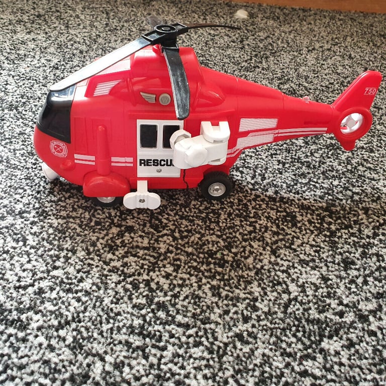 image for red rescue helicopter toy