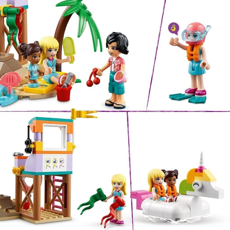 LEGO 41710 Friends Surfer Beach Fun Holiday Set Toy Unicorn Floatie Turtle gift