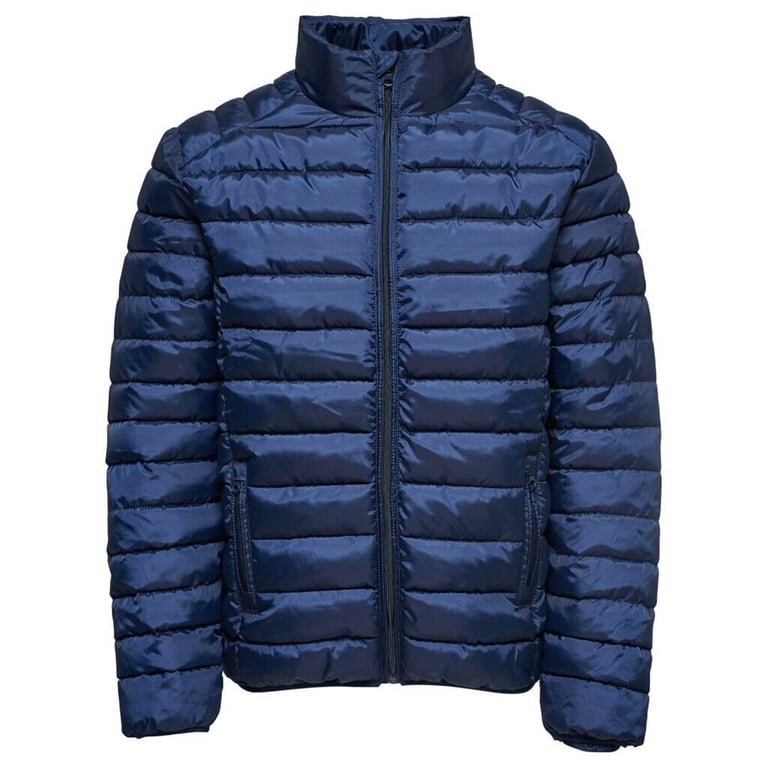 image for Men's Puffer Quilted Winter Jacket Dark Navy size XL.New with Tags