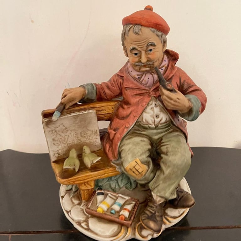 ROYAL MERIDIAN HANDGEMALT NORITAKE PORCELAIN STATUETTE FIGURINE MAN 