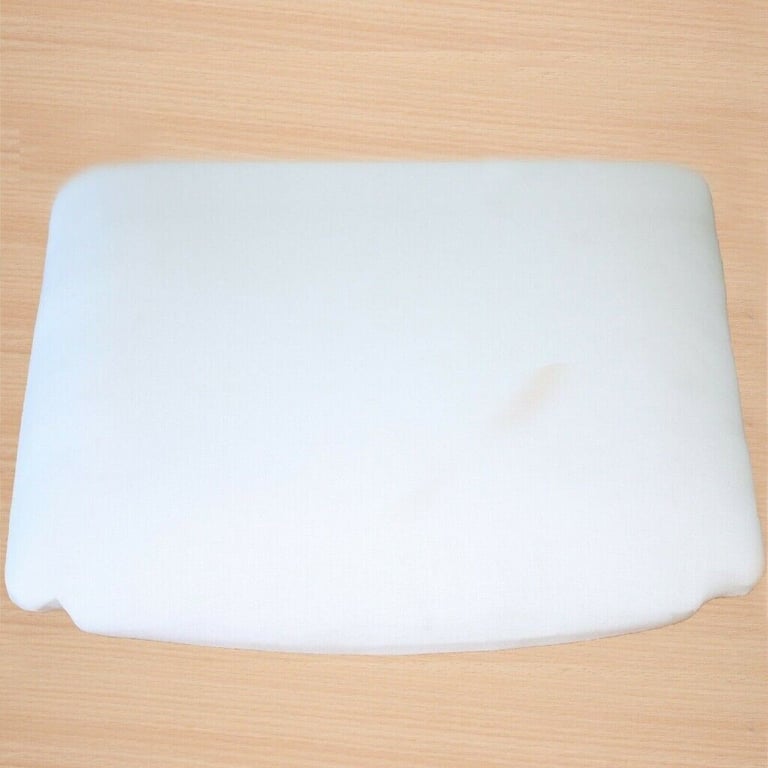 NEW Chair Seat Pad White Calico Fire Retardant Hard Wearing