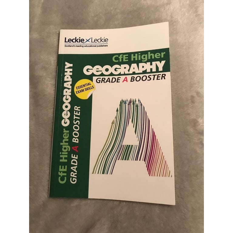 BRAND NEW: Leckie Leckie SQA higher geography study guides