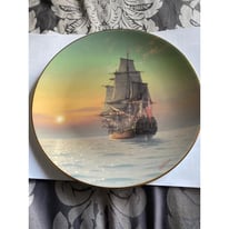 Royal Doulton plate under sail endeavour 