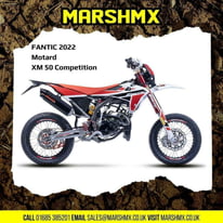 Fantic XM Motard Competition 50cc 2022 Model-Nil Deposit Finance Available