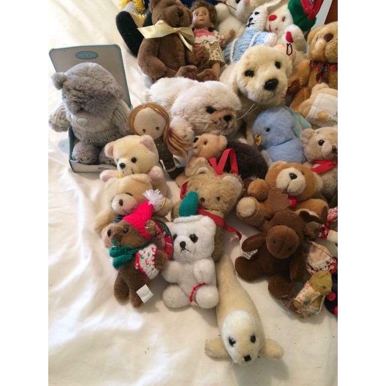 Assorted cuddly toys