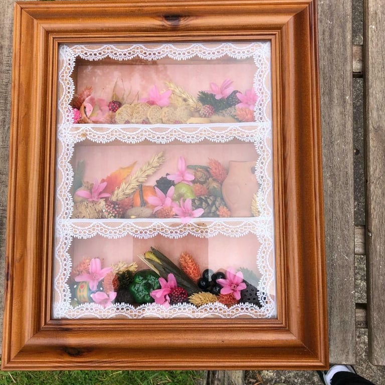 3D wooden Shadow Box/Picture Frame/Diorama