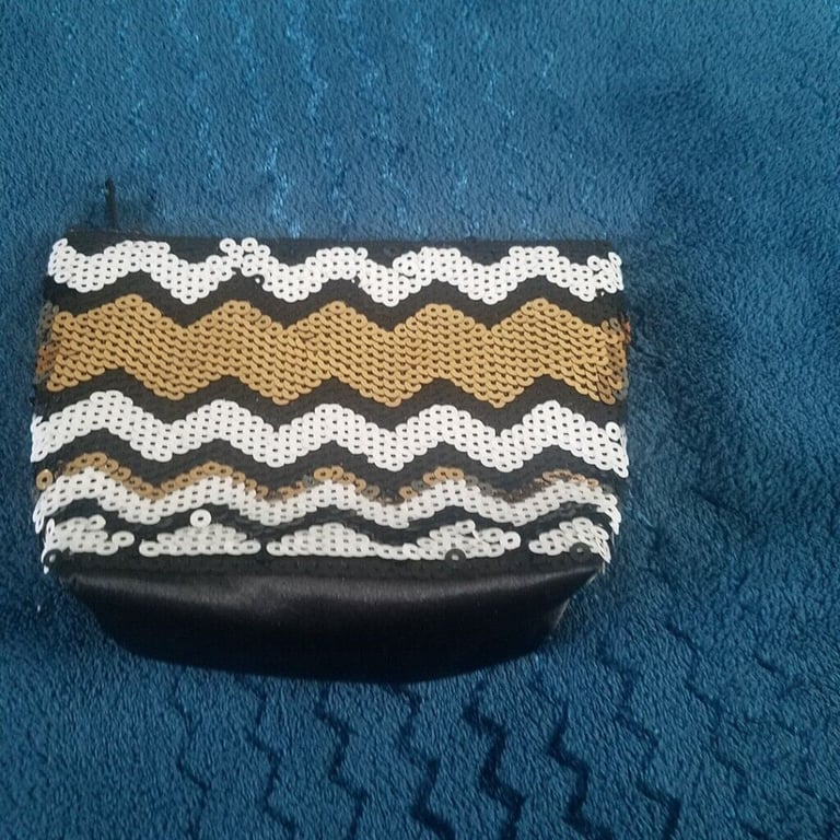 Next Sequins Cosmetic Bag, New   £2