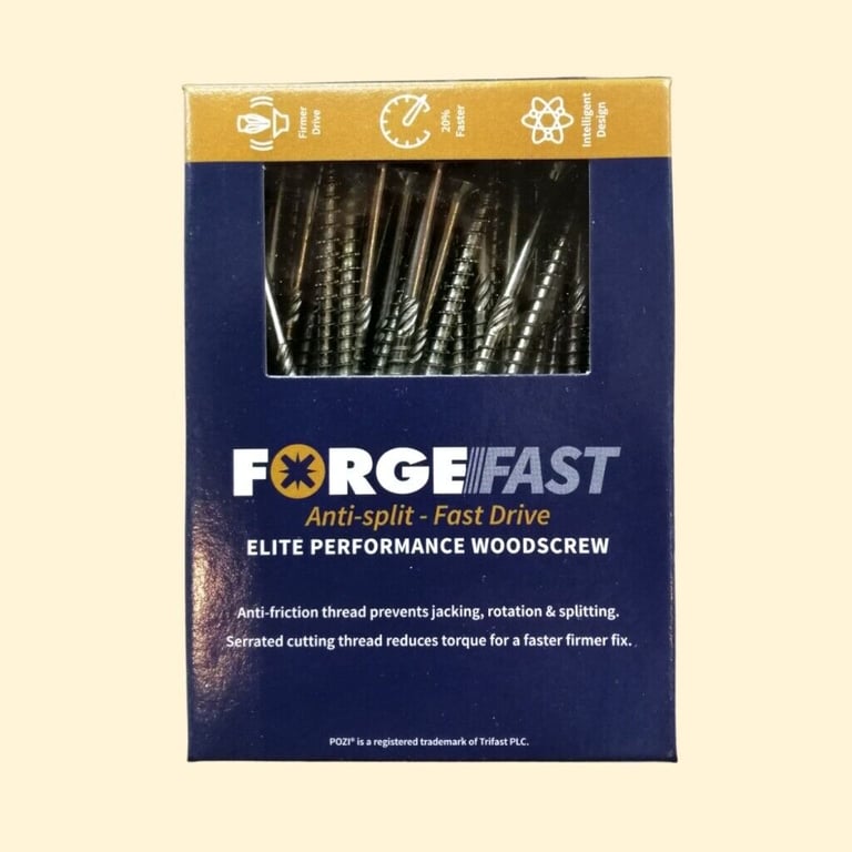 image for Forge Fast Elite 5.0mm x 100mm Premium Wood Screws £8.50 per 100