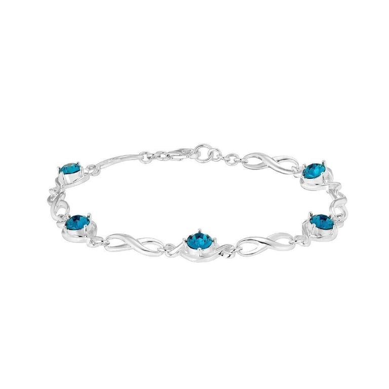 image for H Samuel Beautiful silver bracelet 925 with topaz RRP £59.99