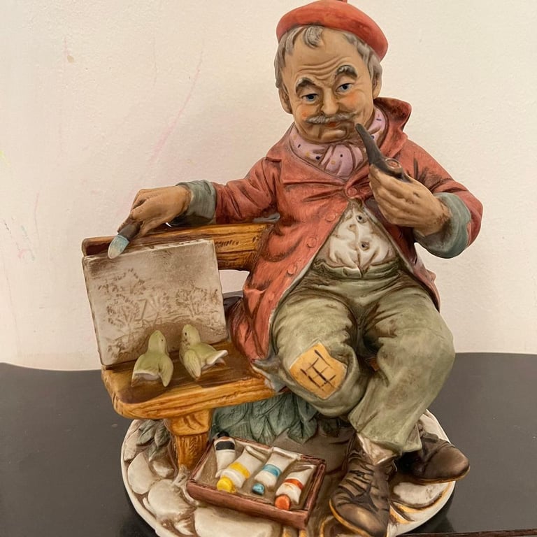 ROYAL MERIDIAN HANDGEMALT NORITAKE PORCELAIN STATUETTE FIGURINE MAN 
