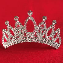 image for Mini tiara hair comb.