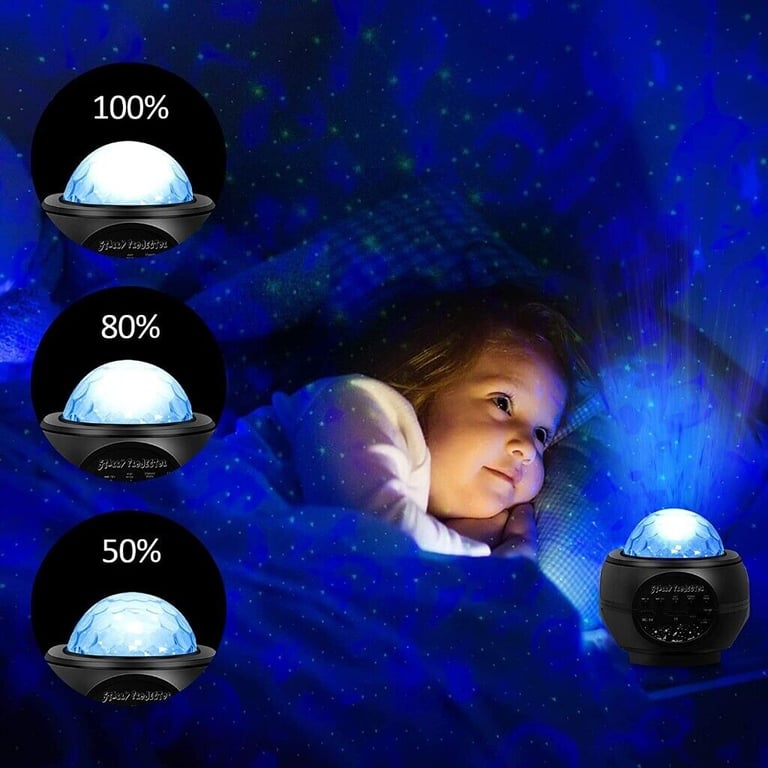 Galaxy  Night Light Projector for Bedroom with Music Speaker