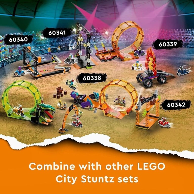 LEGO 60342 City Stuntz The Shark Attack Stunt Challenge Adventure Series gift