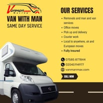 QUICK, RELIABLE & PROFESSIONAL REMOVAL AND HOUSE MOVING SERVICE (MAN AND VAN, VAN AND MAN)